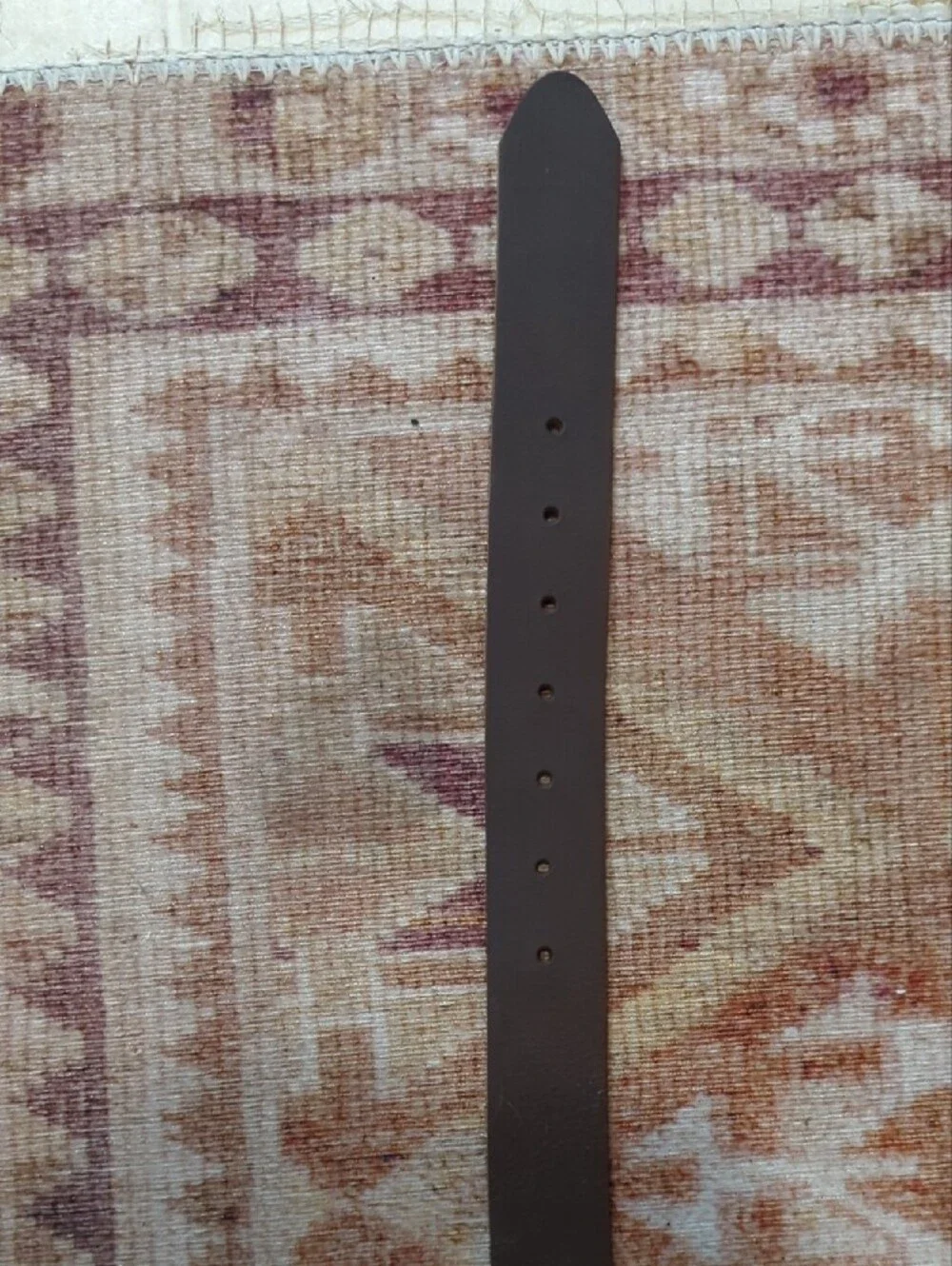 Women's Lucky Brand Brown Leather Belt with Silver Buckle